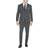 DKNY Men's Modern-Fit Stretch Suit Separate Pants Charcoal Charcoal