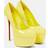 Christian Louboutin Dolly Alta patent leather platform pumps pink