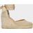 Carina Canvas Wedge Espadrilles Gold