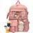 Shein Women Laptop Backpack School Bags For Teenage Girls Boys Multi Pockets New Kawaii Backpack Multi Pockets High Capacity Women Bag College Student Kids Book Bag