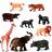 Miniland Jungle Animals 9 Pieces