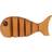 Spring Copenhagen The Wooden Fish Large Brown Prydnadsfigur 9cm