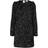 Selected Sequin Mini Dress - Black