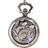 AAKG Vintage Hollow Zodiac Necklace Pocket Watch