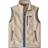 Patagonia Men's Retro Pile Fleece Vest - Dark Natural w/Utility Blue