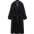 Mango Traviata Maxi Lapel Manteco Wool Coat - Black
