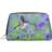 WURTON Travel Makeup Bags - Birds in Purple Lavender Floral Flowers