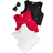 Shein Tween Girls' Street Fashion Black-White-Red Rhinestone Embellished Tank Top