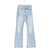 Gina Tricot Low Waist Boot Cut Jeans - Blue