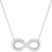 Swarovski Hyperbola Pendant Necklace - Silver/Transparent
