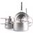 Merten & Storck Tri-Ply Stainless Steel Set med lock 8 delar