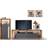 MCA Furniture Living Room Walls Natural/Grey TV-bänk 40x200cm 4st