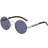 PenKee Steampunk Polarized Sunglasses Sliver/Grey