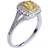 Bajie Wedding Ring - Silver/Diamonds/Topaz