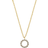 Edblad Mini Glow Necklace - Gold/Transparent