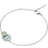 Georg Jensen Daisy Bracelet - Silver/Blue/Green