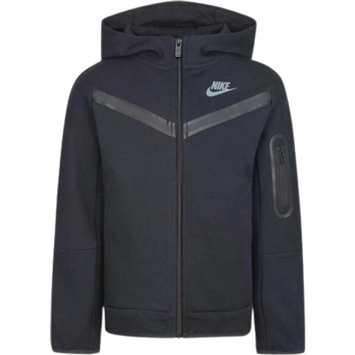 Nike Junior Tech Fleece Full Zip Hoodie Black • Pris
