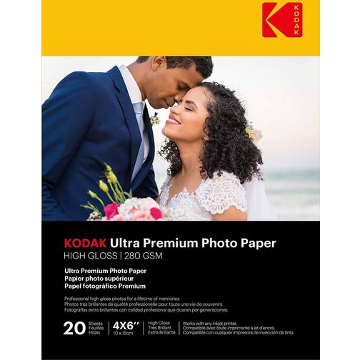 Kodak Ultra Premium Photo Paper 4x6 20pcs • Priser 6880