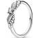 Pandora Sparkling Angel Wings Ring - Silver/Transparent