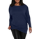 Only Curvy Long Top - Blue/Peacoat