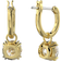 Swarovski Constella Drop Earrings - Gold Plated/Transparent