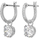 Swarovski Constella Drop Earrings - Silver/Transparent