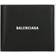 Balenciaga Logo Square Wallet - Black