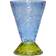 Hübsch Abyss Blue/Olive Green Vas 29cm