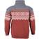 Marius Kids Wool Sweater with Zip - Rust