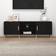 vidaXL Engineered Wood Black TV-bänk 150x50cm