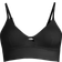Casall Triangle Cut-Out Bikini Top - Black