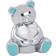 Nordahl Andersen Chromeplated Teddu Bear Money Box