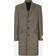 Dolce & Gabbana Single-breasted melange diagonal-weave wool coat