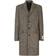 Dolce & Gabbana Single-breasted melange diagonal-weave wool coat