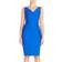 Alex Evenings Short Side Ruched Compression Dress - Royal