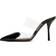 Alaïa Mule Coeur 90mm - Black Patent