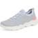 Skechers Go Walk Massage Fit W - Gray/Pink trim