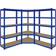 Monster Racking B01CD1JSG0 Blue Hyllsystem 90x180cm