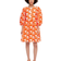 Selected Printed Mini Dress - Orangeade