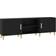 vidaXL Engineered Wood Black TV-bänk 150x50cm