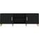 vidaXL Engineered Wood Black TV-bänk 150x50cm