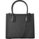 Michael Kors Mercer Medium Logo and Leather Accordion Crossbody Bag - Black