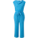 s.Oliver Waterfall Neckline Jumpsuit - Azure Blue