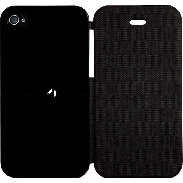 iSecrets Flip Case Minimalist Birds (iPhone 4/4S) • Se priser (2 ...