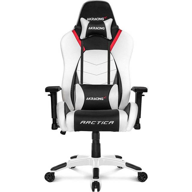 AKracing Arctica Gaming Chair - Black/White/Red • Pris »