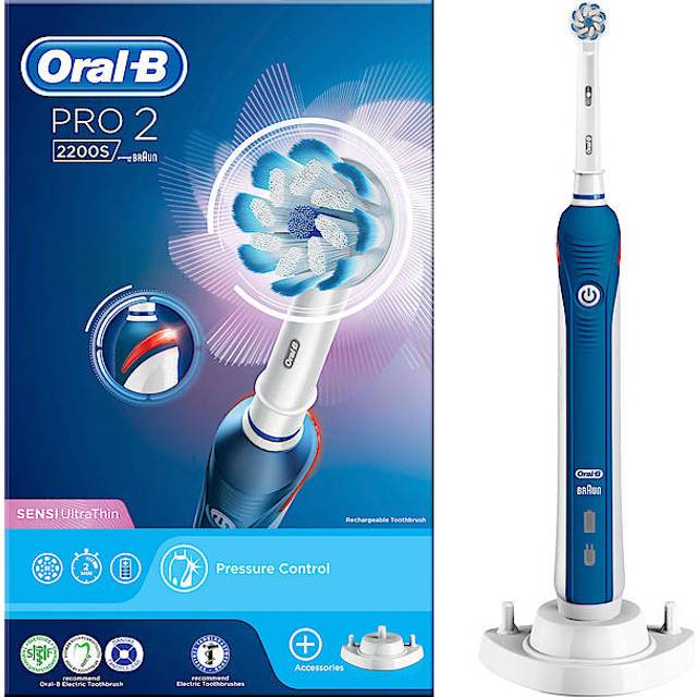 Oral-B Pro 2 2200S Sensi UltraThin • Se priser nu »