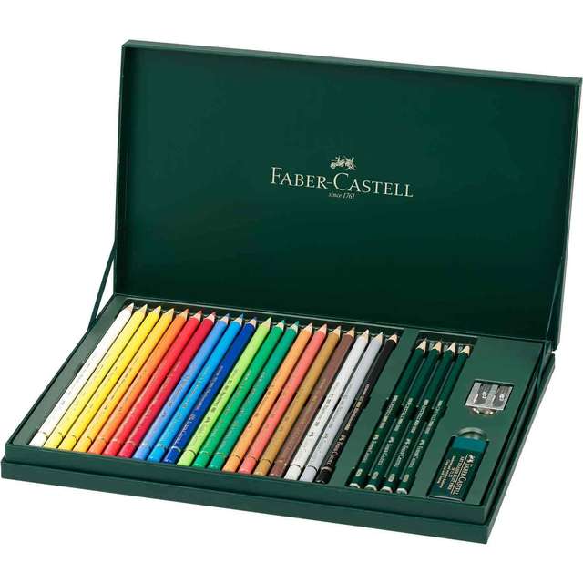 Faber-Castell Polychromos Färgpennor Gift Set Mixed Media - Hitta ...