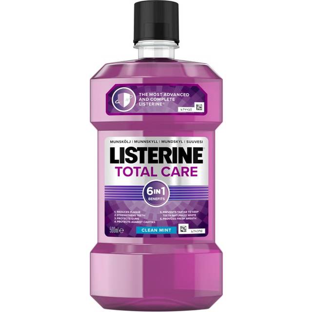 Listerine Total Care Clean Mint 500ml • Se priser »