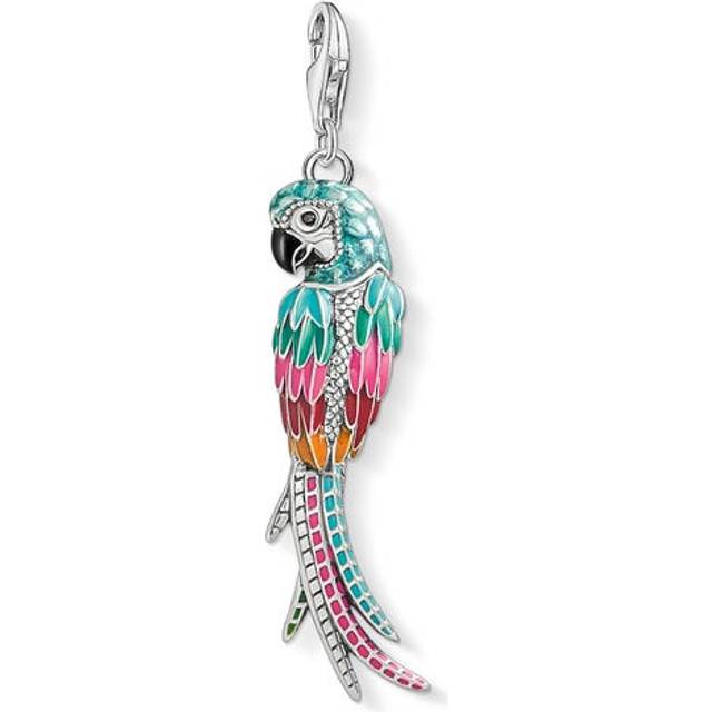 Thomas Sabo Charm Club Parrot Charm Pendant - Silver/Multicolour • Pris »