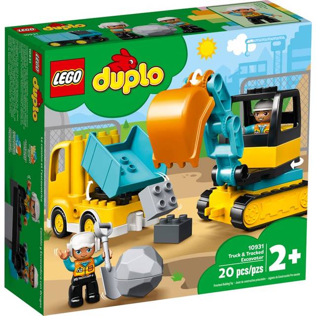 Lego Duplo Truck & Tracked Excavator 10931 • Pris »